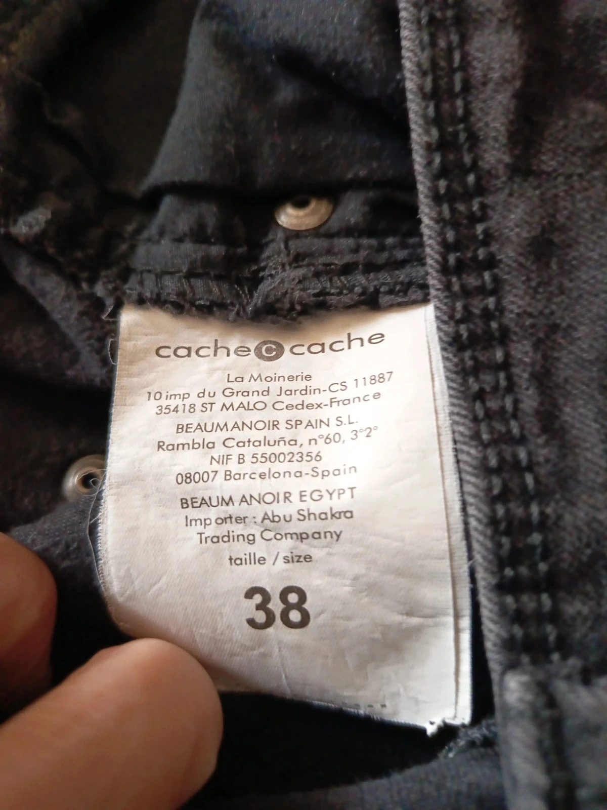 Jean preto cache cache – photo 6